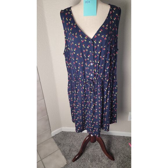Mimi Chica Dresses & Skirts - #08 Mimi Chica Dress Blue Floral Flowing Light Material